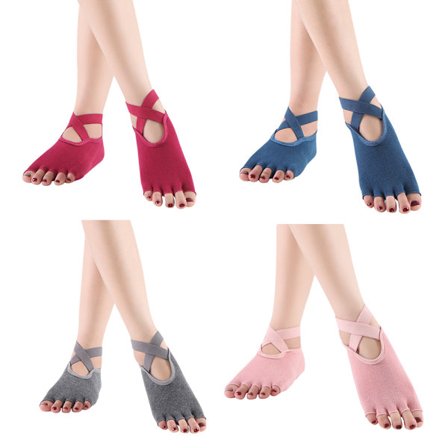 Tåsokker med grep, sklisikre femtåsokker