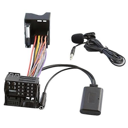 Bil Bluetooth 5.0 Aux Kabel Mikrofon Håndfri Mobiltelefon Gratis Opkalds Adapter til 6000 CD Mondeo Focus Fiesta