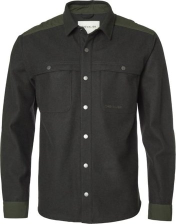 Chevalier Beat -fleecepaita, hiilenharmaa/vihreä