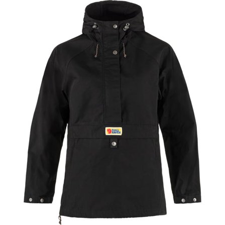 Fjällräven Dam's Vardag Anorak in Black | Size: Medium, G-1000/Polyester