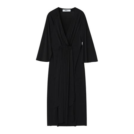 DAY Birger et Mikkelsen Midi Kjole Sort, Dame