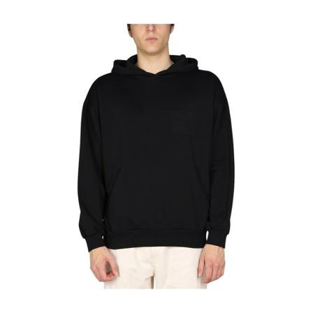 Philippe Model, Logo Embroidery Sweatshirt Zwart, Heren, Maat:L