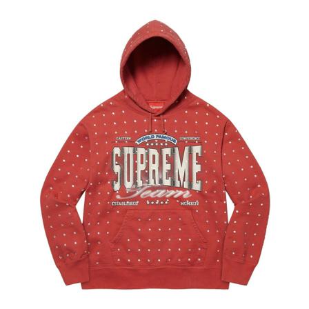 Supreme, Sweatshirt Rood, Heren, Maat:M