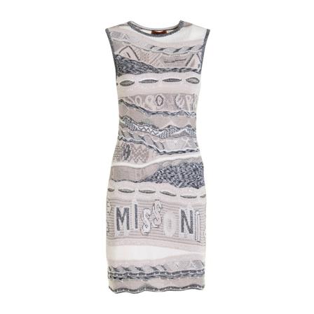 Missoni, Dress Grijs, Dames, Maat:XS,voering