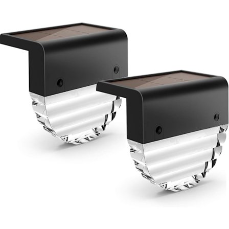 Udendørs have solcellelamper, vandtætte, hegnbelysning