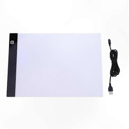 Ultra-tynd A5 LED lysplade til kunstsporing med USB-strømportabilitet