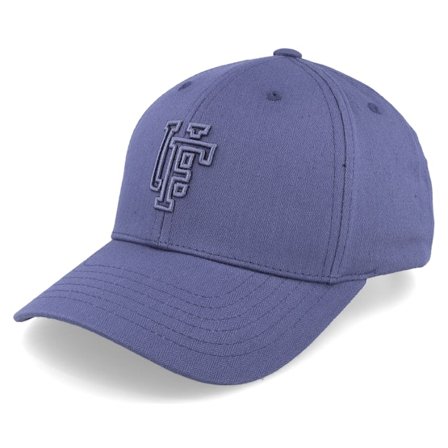 Upfront - Blauw adjustable Cap - Spinback Herringbone Baseball Cap Dutch Blue Adjustable @ Hatstore