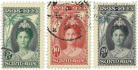 Suriname 1923 - NVPH 104/06 - Stemplet