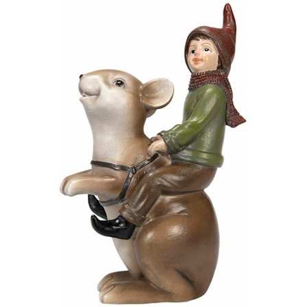 Dekoration Julpynt - barn på mus