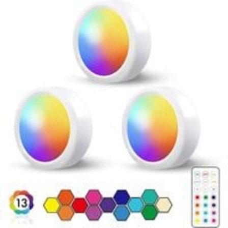 Skåpslampa LED Night med batteridriven fjärrkontroll