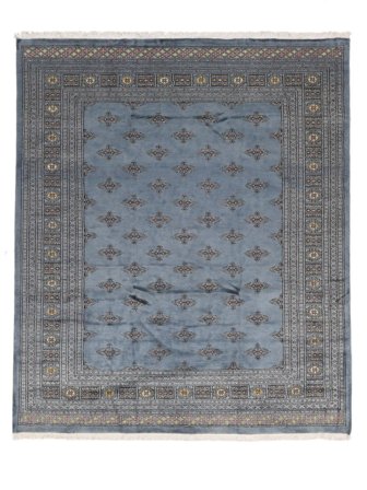 Pakistan Bokhara 2Ply Vloerkleed 204X241 Donkergrijs/Donkerblauw Wol, Pakistan