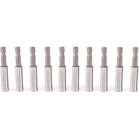 10 stk magnetiske sekskantforlengelseshylser 1/4" adapter f