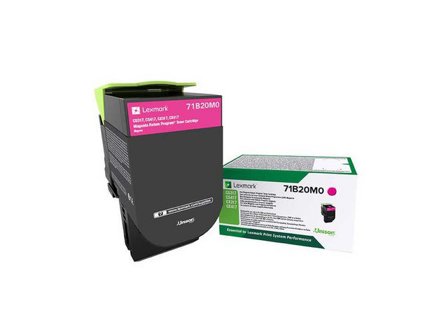 Lexmark Toner 71B20M0 Magenta - Lyreco - Toner och bläck - Tonerkassetter - Toner Lexmark