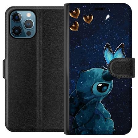 Apple iPhone 12 Pro Max Lommeboketui Stitch sommerfugl