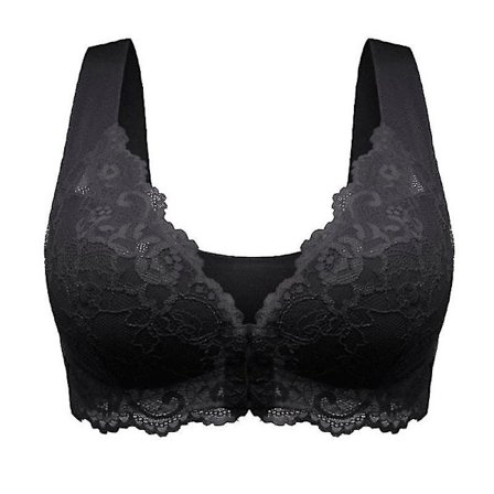 Mjuk, ultralätt och andningsbar BH för kvinnor, trådlös push-up BH som motverkar häng