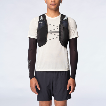 Salomon - Unisex Running Pack Active Skin 4 Set - Black / Metal