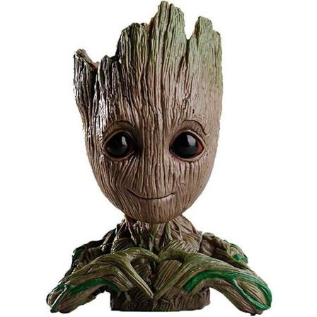Baby Groot Blomsterpotte, Baby Groot Actionfigur Fashion Galaxy Blomsterpotte Vogter