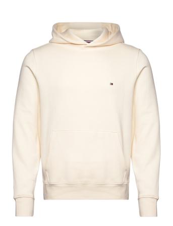 Flag Logo Hoody Hettegenser Genser Creme Tommy Hilfiger*Betinget Tilbud