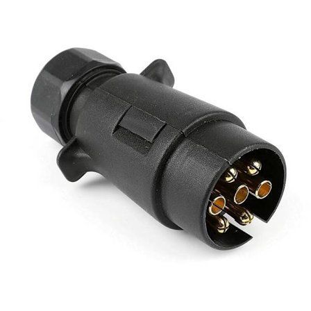 Traileruttag 7-polig hane 7-polig dragkrok kontakt för bil-husvagn-cykelhållare släpvagnar