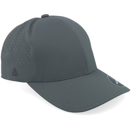 Yupoong - Grau adjustable Cap - Delta Perforated Dark Grey Adjustable @ Hatstore