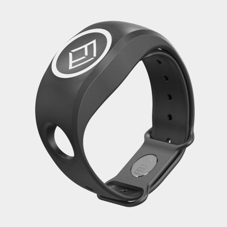 Pulsera para interruptor de hombre al agua inalámbrico FELL Marine MOB+ xBAND, negro