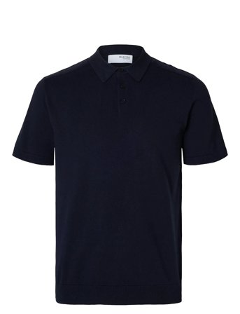 Selected | Slhberg Ss Knit Polo Noos | XXL