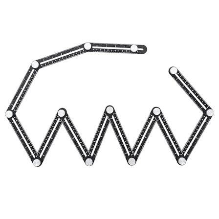 Multi-vinkel mätningslinjal, 12-sidig gradskiva - Perfet