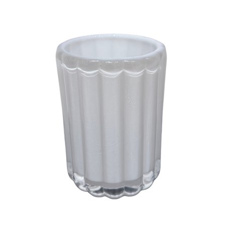 Ljushållare Glas Vit 12 cm