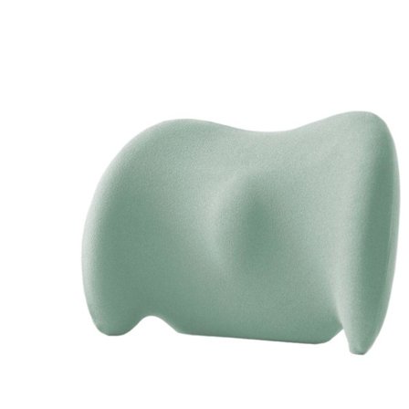 Lændestøttepude til kontorstole, lindring af rygsmerter (grøn)