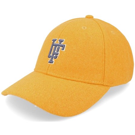 Upfront - Spinback 2tone Wool Yellow/Dark Navy Adjustable Adjustable Yellow Cap - @ Hatstore