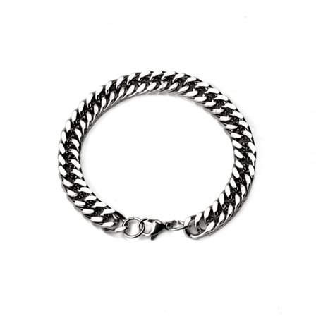 Rustfrit stålkæde armbånd til mænd