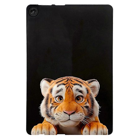 Fodral för Lenovo Tab M10 (Gen 3) Mönstertryck Slim TPU Tablet Skyddsfodral - Liten Tiger