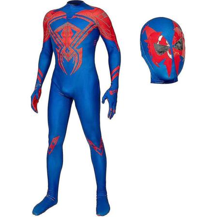 Miesten Zentai Bodysuit Peitehyppyasu Maskilla Hieno Esitysasu 190