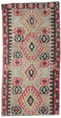 Kilim Vintage Turkish Rug Oriental Red/Brown (Wool, Turkey)