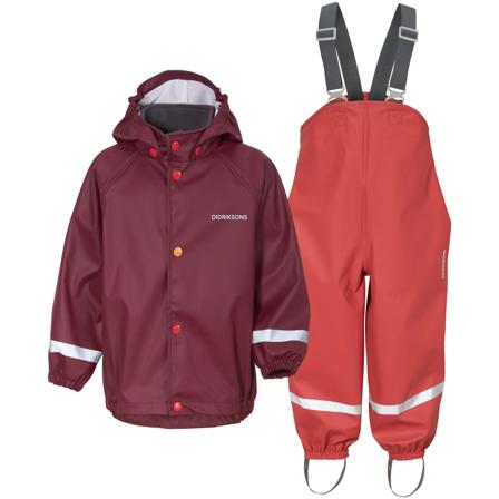 Didriksons Slaskeman Kids Set 5 Children rainwear sets Purple 90