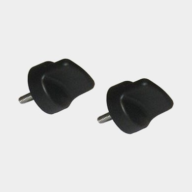 Humminbird Mutter för bygel HELIX 5 & 7, svart bygelskruv i plast och metall för ekolodsfäste, säljes styckvis.