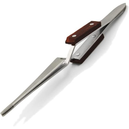 Industrielle præcisionssvejsepincetter med fiberhåndtag, krydspincet, fin spids, lige, rustfrit stål til reparation af elektronisk udstyr osv.