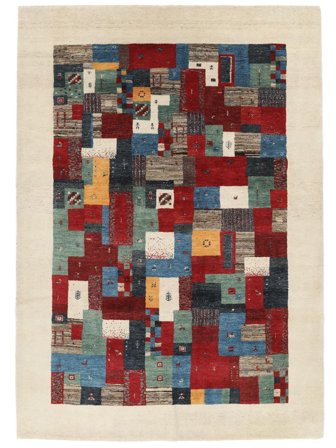 Tappeto Gabbeh Loribaft 170X239 Arancione/Rosso Scuro (Lana, )