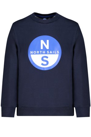 North Sails Felpa Senza Zip Bambino Blu