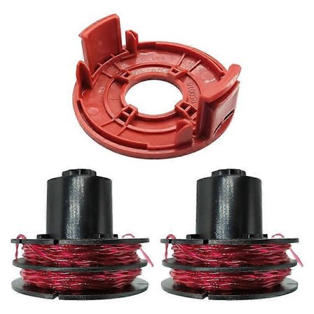 Yhteensopiva AL-KO GTE 350 / GTE 450 / GTE 550 -ruohotrimmerin kanssa, 2-linjainen puola + 1 puolan korkki, 112966