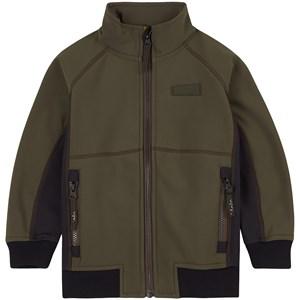Molo Forest Block Cloudy Softshell Jacket 140 cm - Coats and jackets - 140 cm - Green - Junge