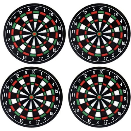 Lasinaluset, 4 kpl/setti Tikka-taululasinaluset, Juomalasinaluset baareihin, kahviloihin, kotiin, juhliin, toimistoon