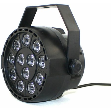 Scene belysning DJ lyseffekt diskolys 7 DMX kanaler diskopartylys(Lilla 12 LED)