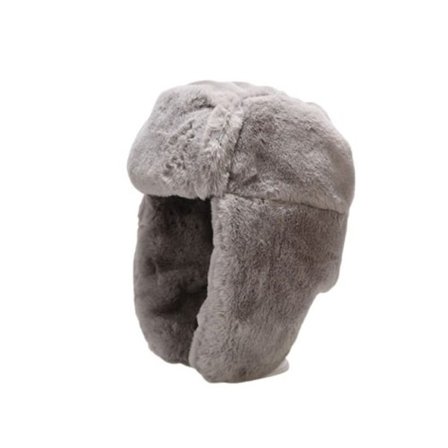 GrayWinter Varm Jegerhatt i Fuskepels med Øreklaffer