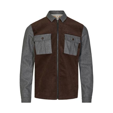 Anerkjendt, Overshirt Bruin, Heren, Maat:S