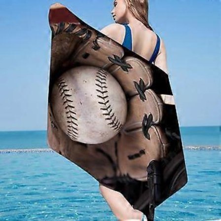 Mikrofiber Strandhåndklæde Super Let Farverigt Badehåndklæde Sandtæt Strandtæppe Multifunktionelt Håndklæde Til Rejser Svømmepøl 30x60 Tommer