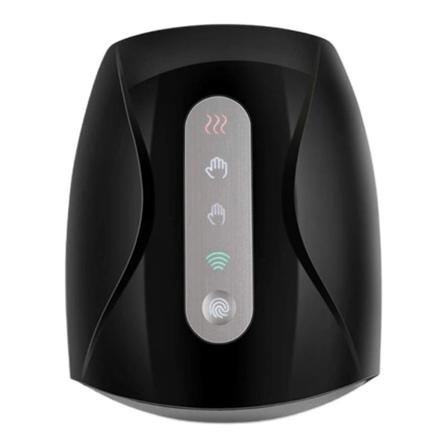 Sladdlös elektrisk handmassager för med kompression, 3 nivåer tryckpunktsterapi massageapparat Shiatsu massagemaskin för Black