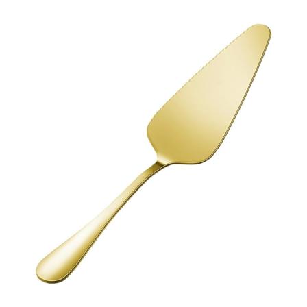 Kakkulastalla sileä pinta ruostumattomasta teräksestä valmistettu kakkuleikkuri Helppo puhdistaa Terävä kakkuleikkaustyökalu kotiin Golden