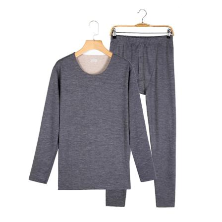 Män Crew Neck Thermal Underwear Långärmad Topp Och Botten Kostymer