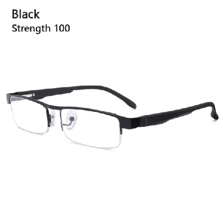 Business læsebriller Ultra Light Stel SORT STYRKE 100 black Strength 100
